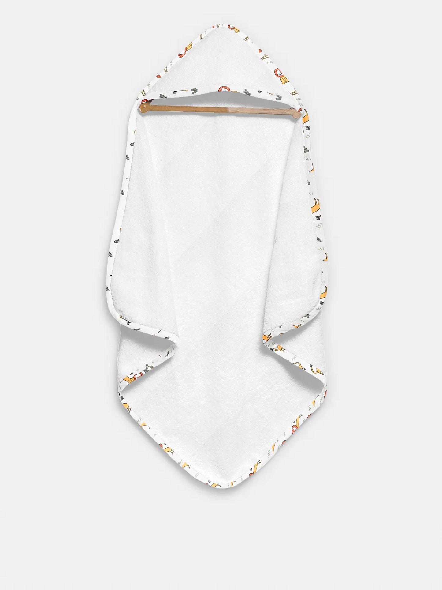 'Lion Print’ Organic Hooded Towel Set