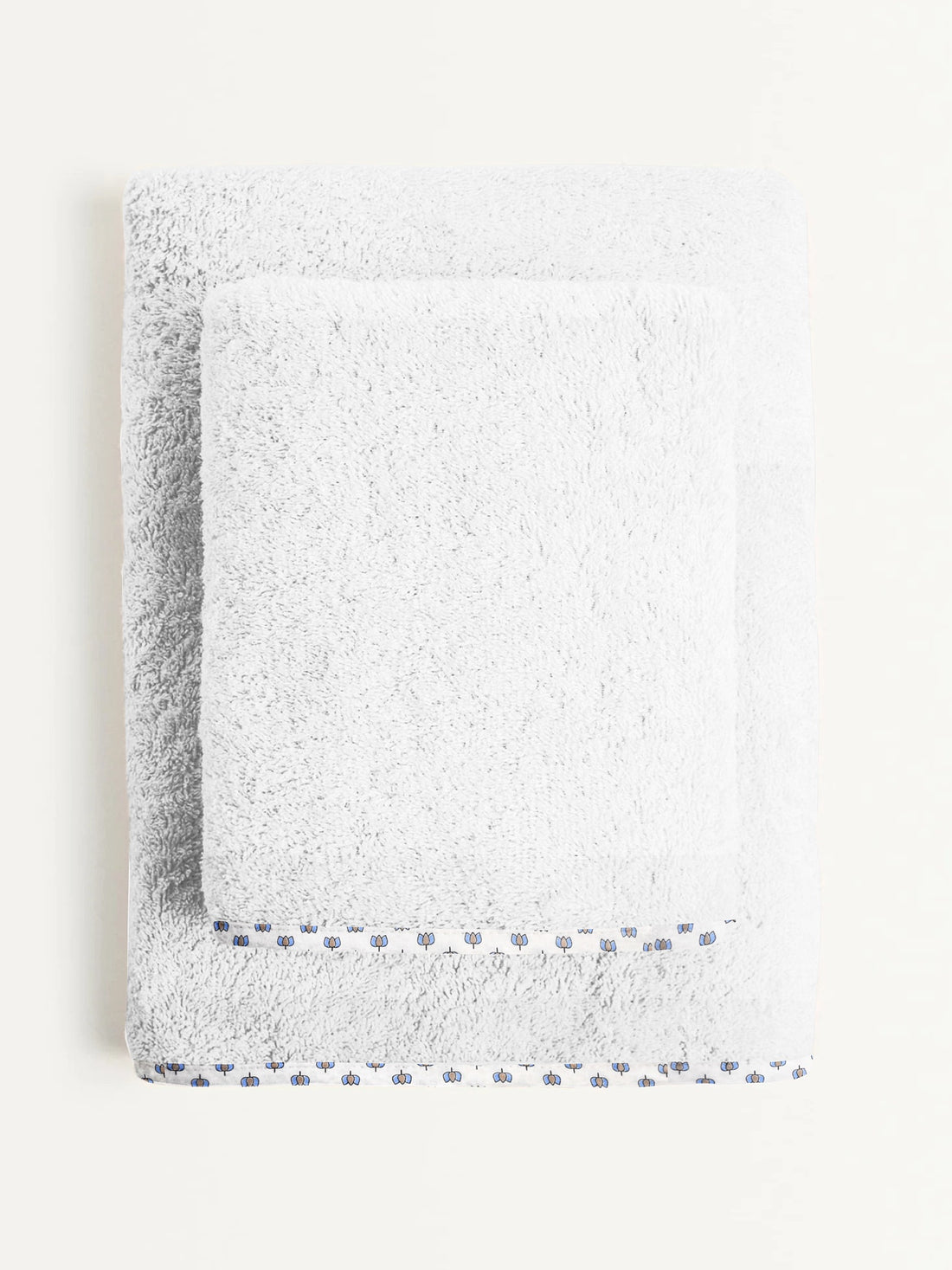 'Lotus Print’ Organic Junior Towel Set