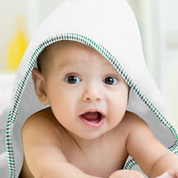 Green and Black Checks’ Organic Hooded Towel Set