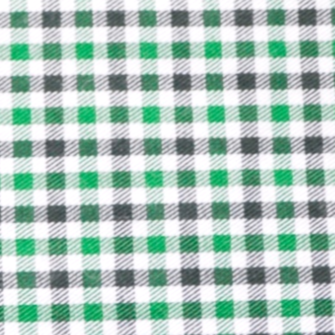 Green and gray plaid pattern