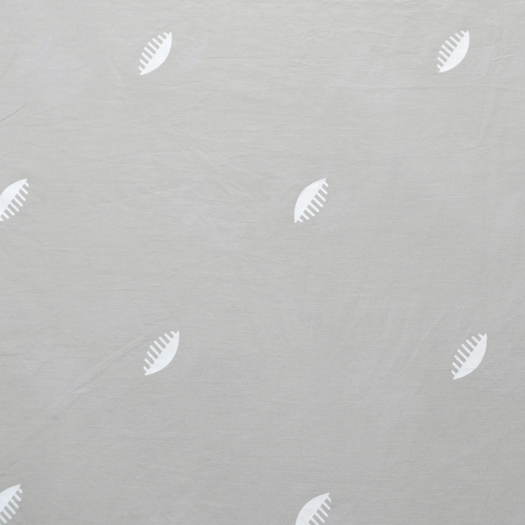 'Grey Comb’ Organic Junior Pillow Cover