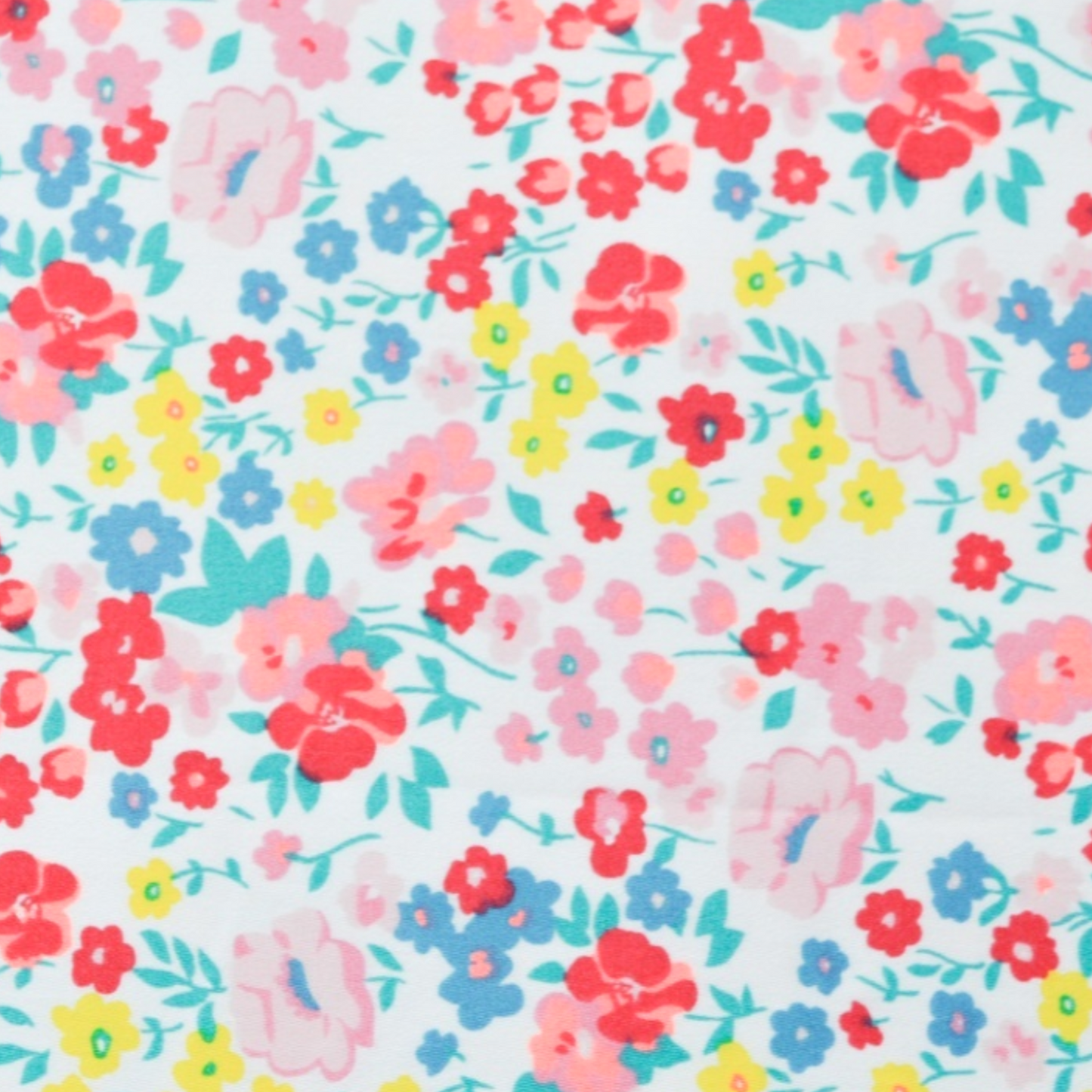 ‘New Colored Flowers’ Organic Baby Bolster Cover