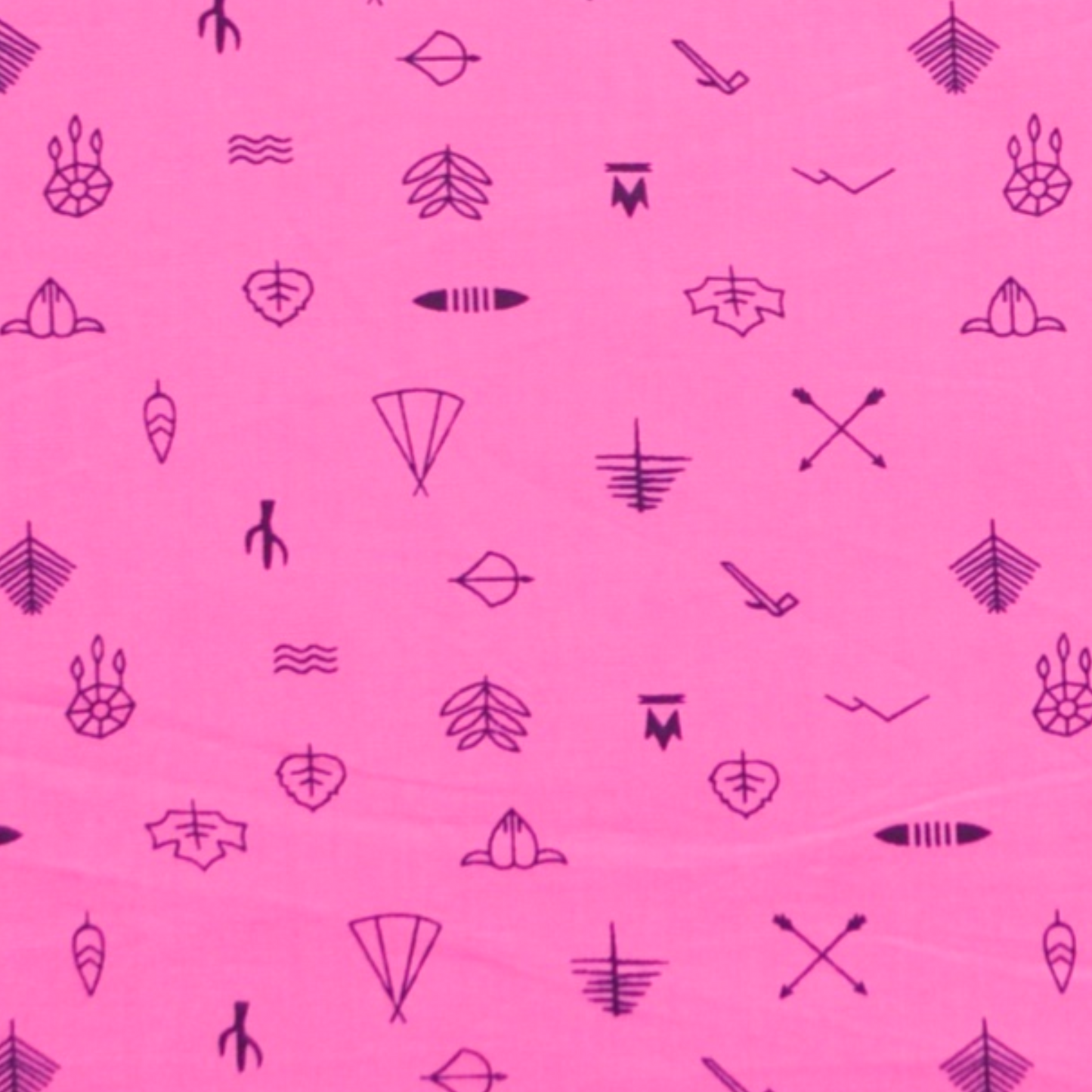 'Pink Line Drawing’ Organic Hooded Towel Set