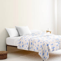 ‘Blue Whale’ Organic Junior Blanket & Quilt