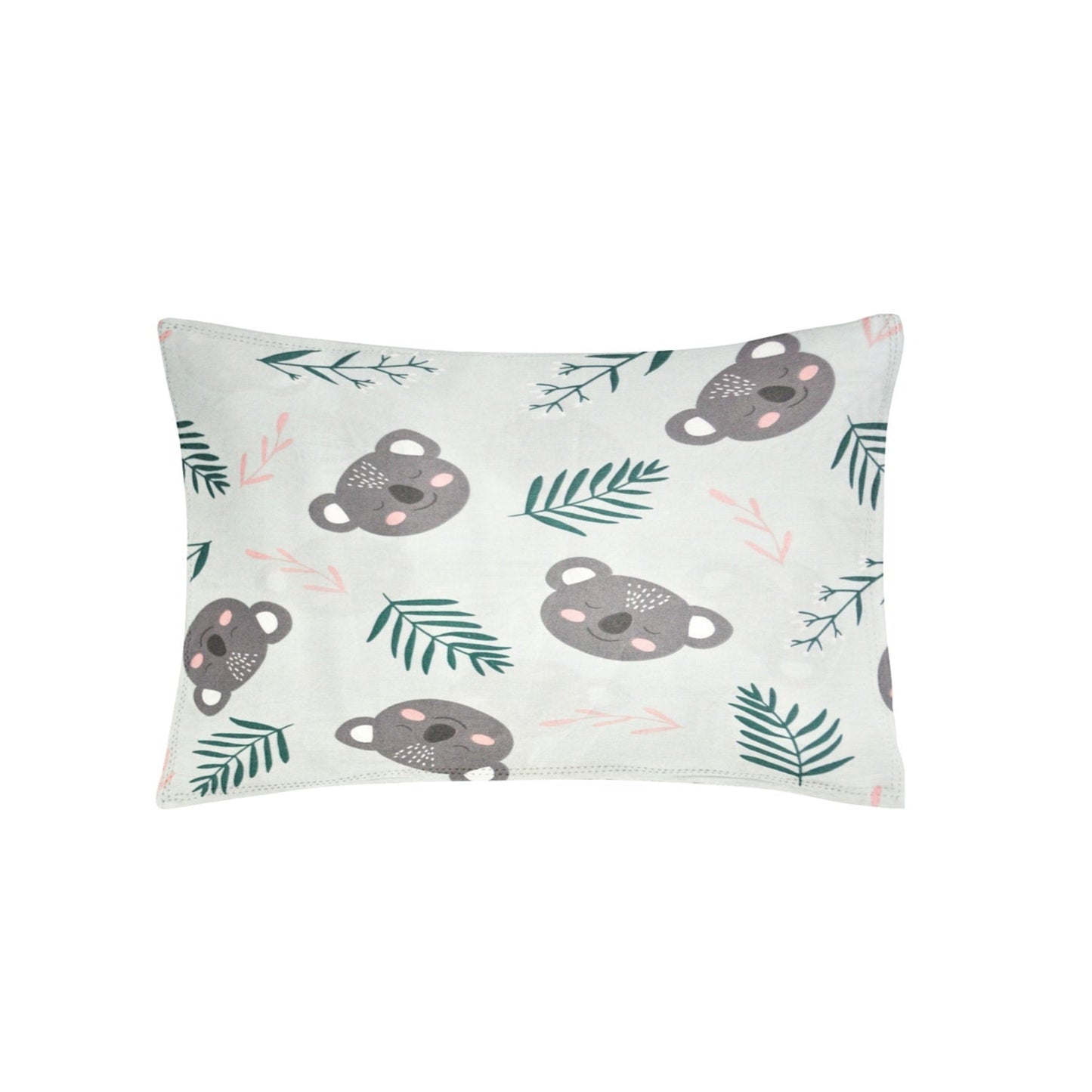 ‘Happy Koala’ Organic Junior Pillow Cover