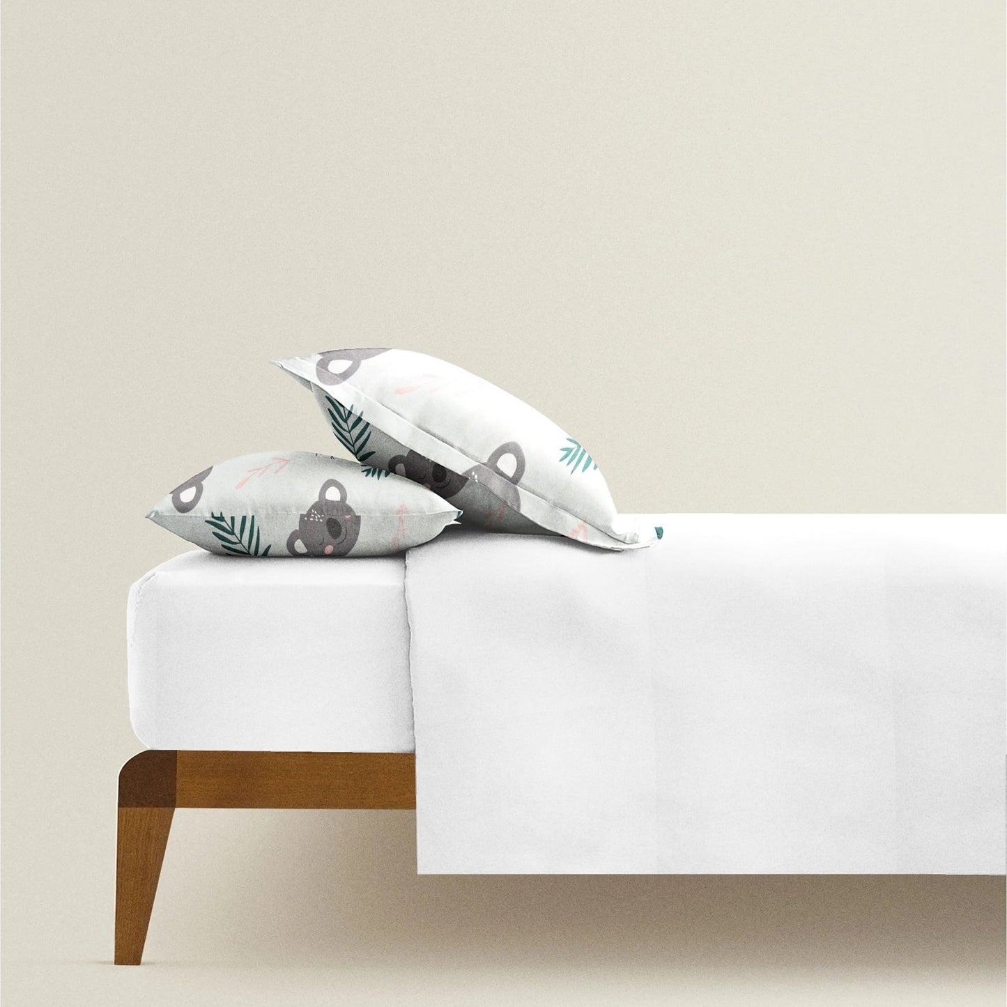 ‘Happy Koala’ Organic Junior Pillow Cover