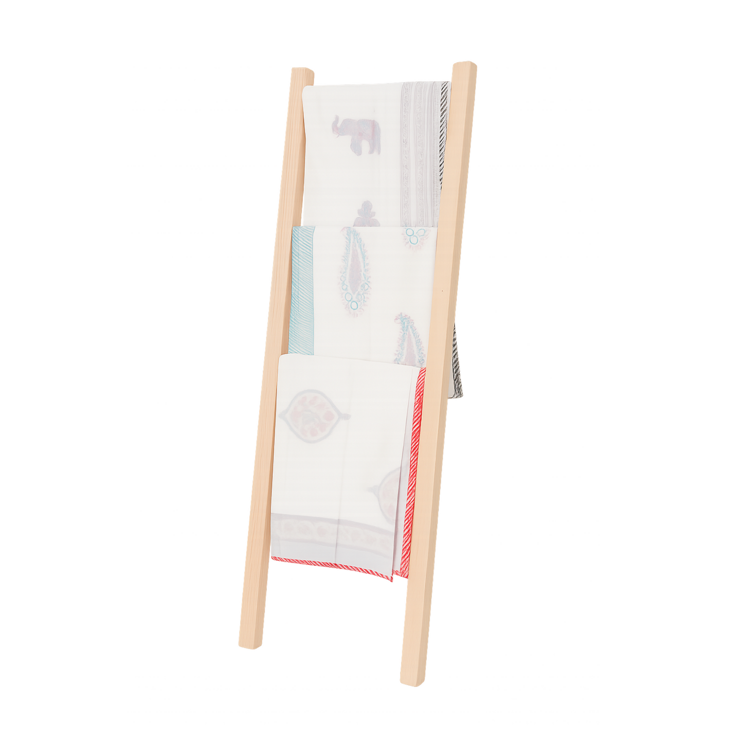 Wooden Storage Ladder – Natural Finish
