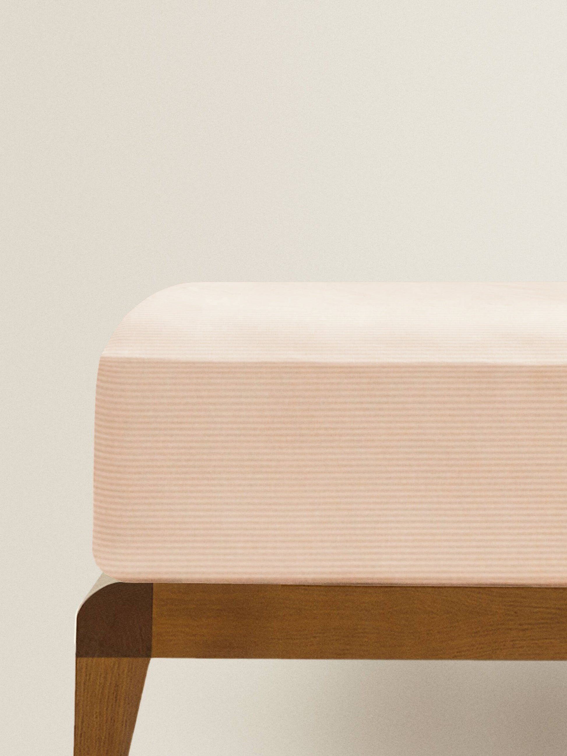 'Orange Stripe’ Organic Fitted Crib Sheet