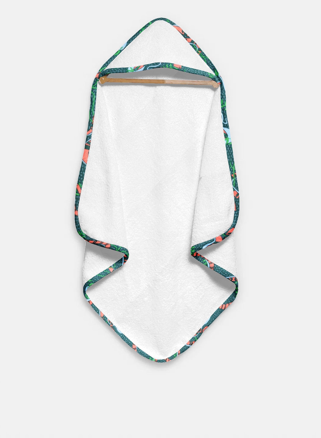 ‘Tropical Print’ Organic Hooded Towel Set
