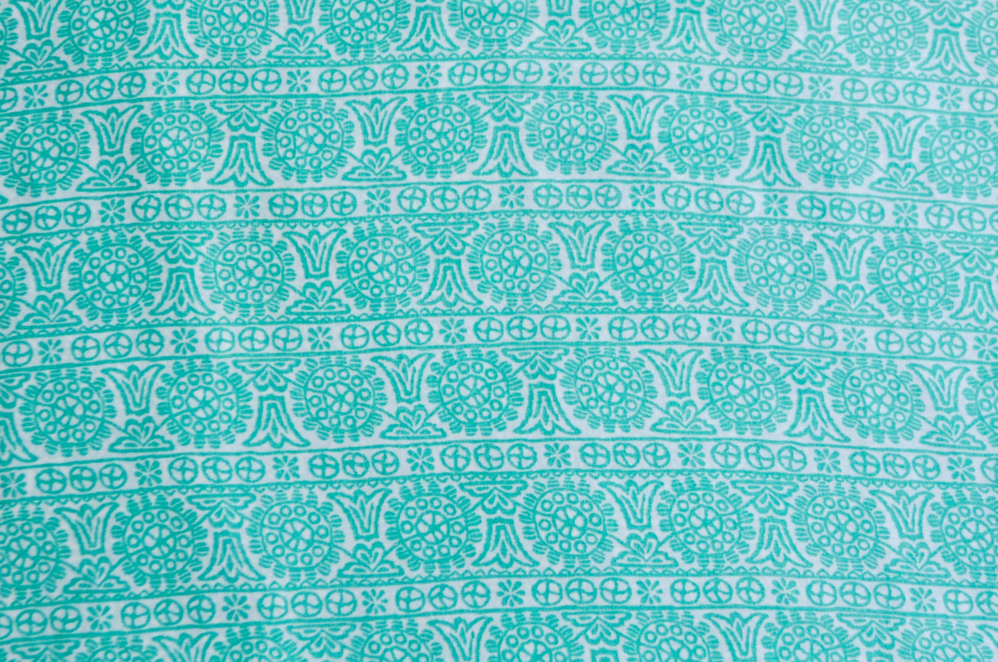 ‘Green Mehendi Print’ Organic Hooded Towel Set