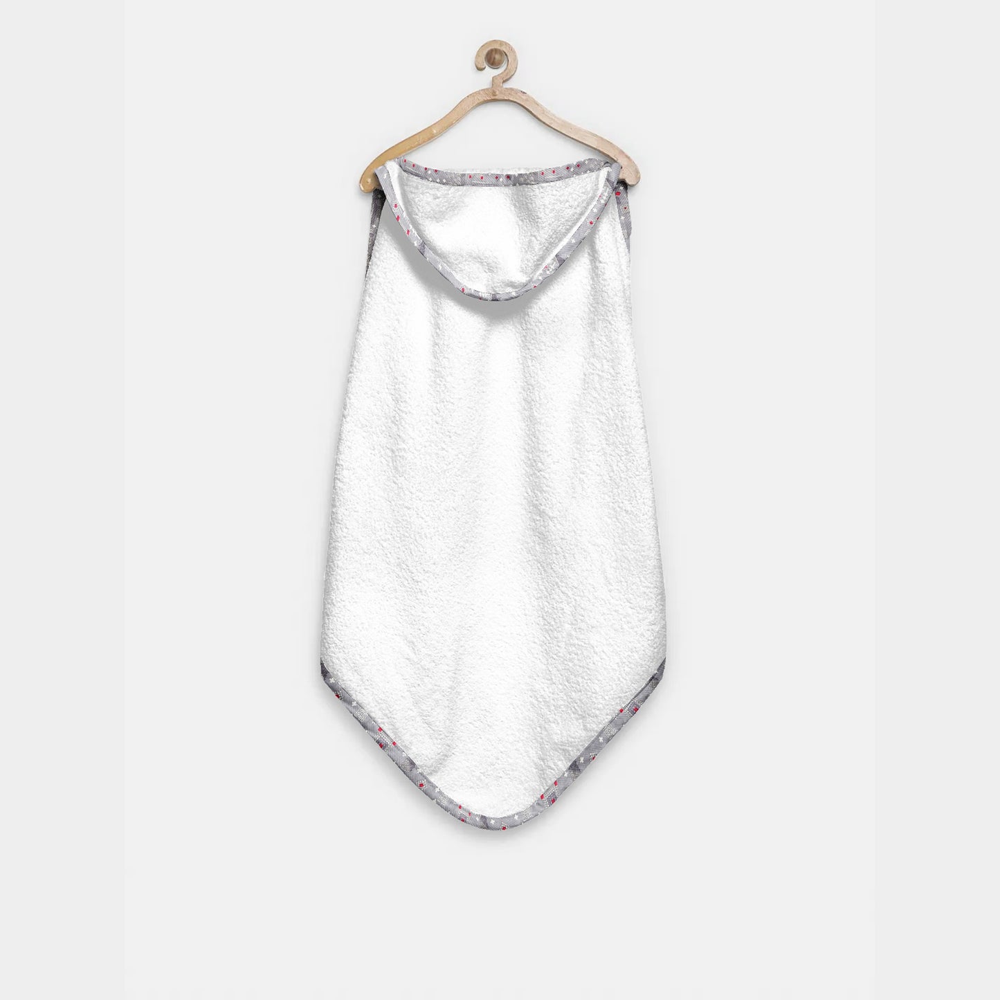 ‘Grey Bandhani Print’ Organic Hooded Towel Set