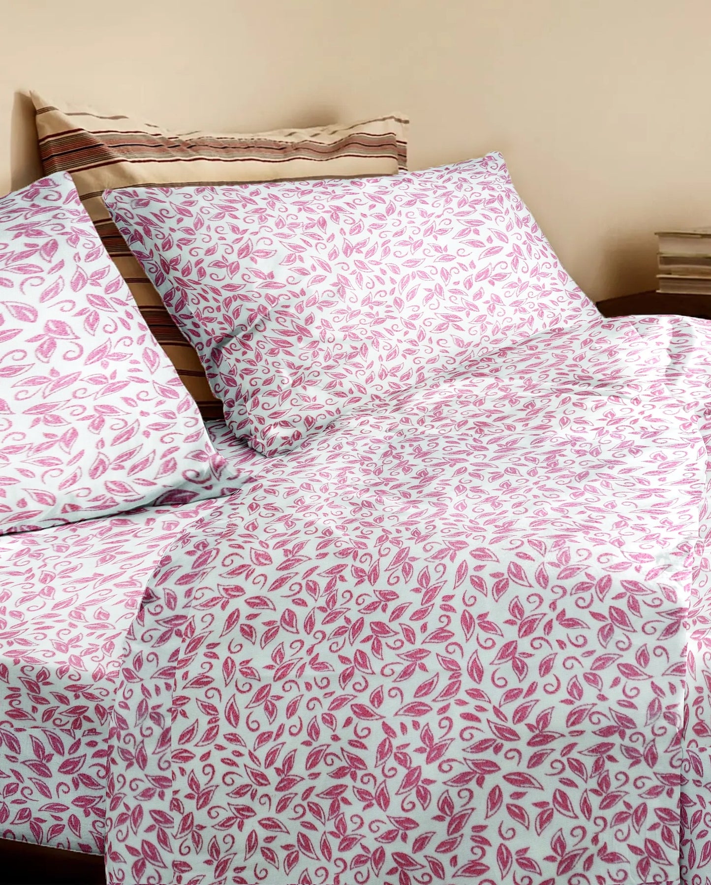 'Red Flower' Organic Duvet Cover