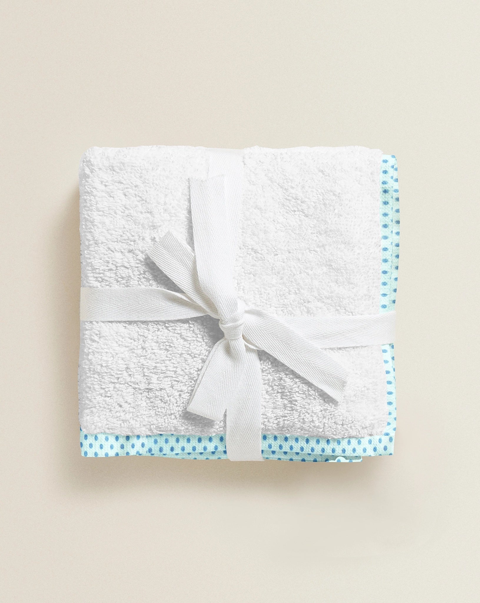 ‘Blue on Blue’ Organic Junior Towel Set