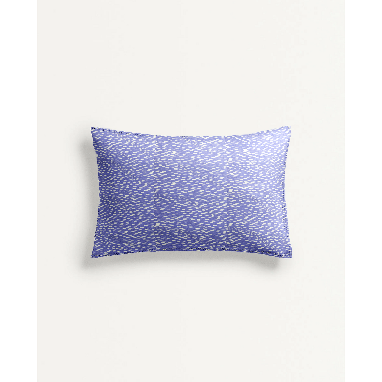 ‘Purple and White Spots’ Organic Baby Pillow Cover