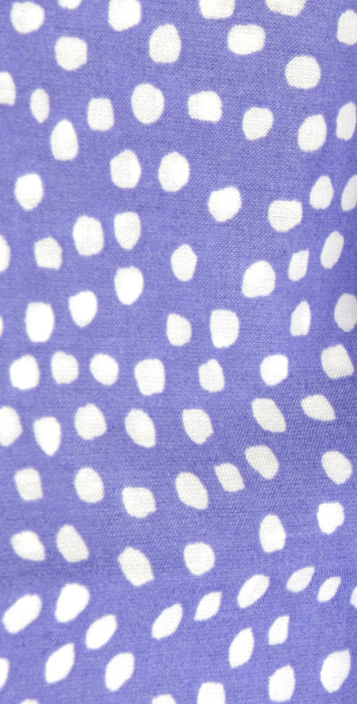 ‘Purple and White Spots’ Organic Baby Pillow Cover