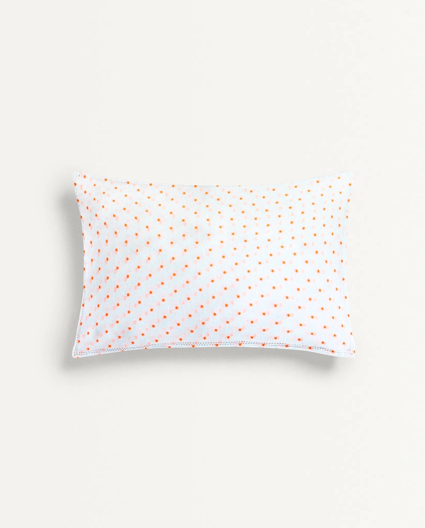 ‘Neon Orange Dots’ Organic Baby Pillow Cover