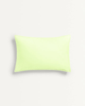 ‘Lime Green’ Organic Junior Pillow Cover