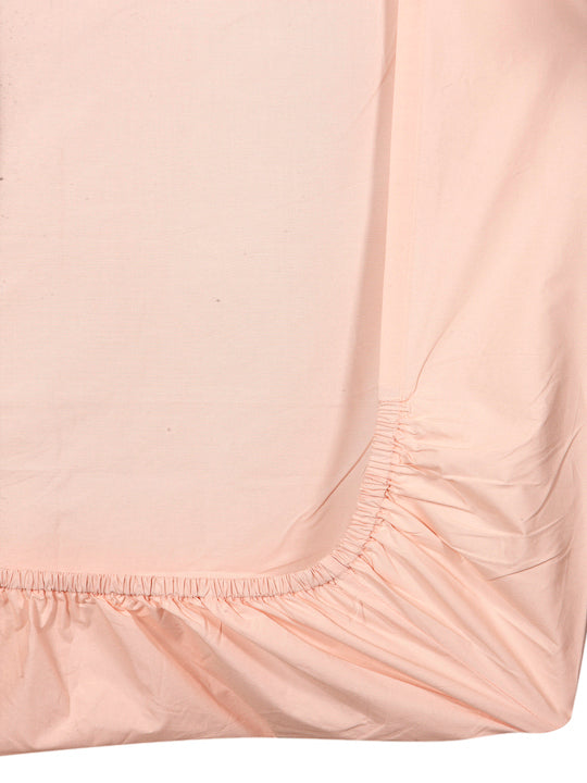 ‘Light Pink’ Organic Fitted Crib Sheet
