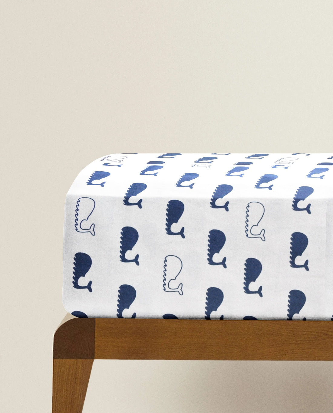 'Dolphin’ Organic Fitted Crib Sheet