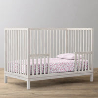 Red Flower’ Organic Fitted Crib Sheet