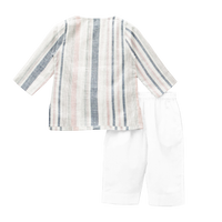 Pink and Grey Stripe