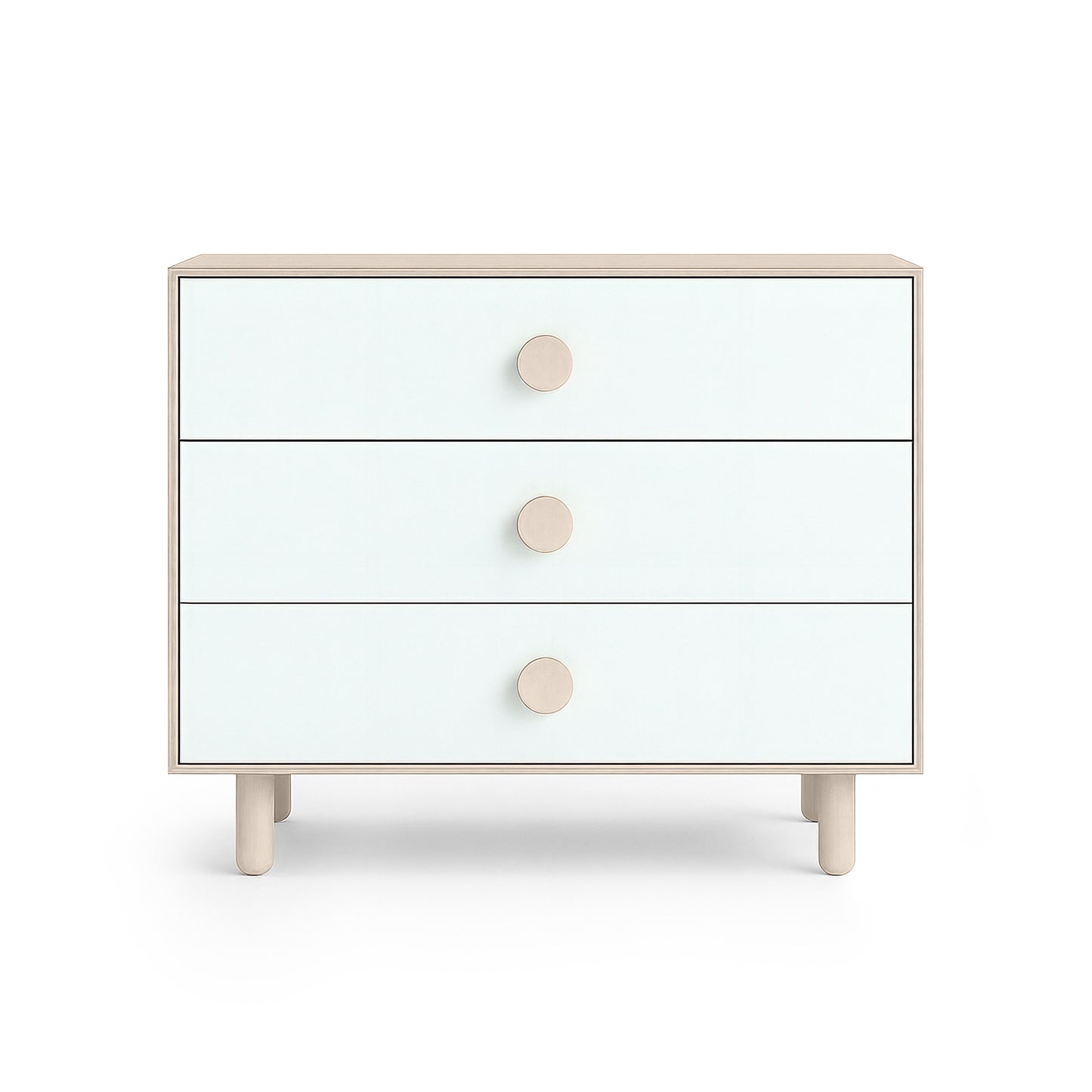 Beige 3 Drawer