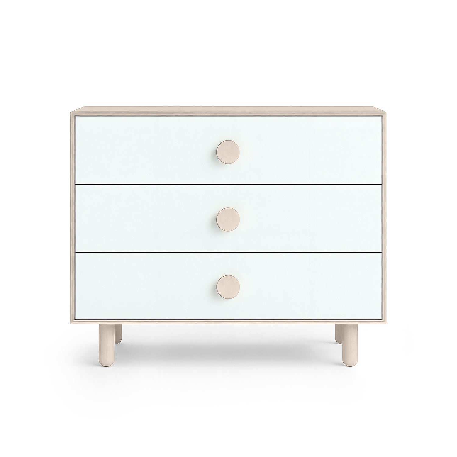 Beige 3 Drawer