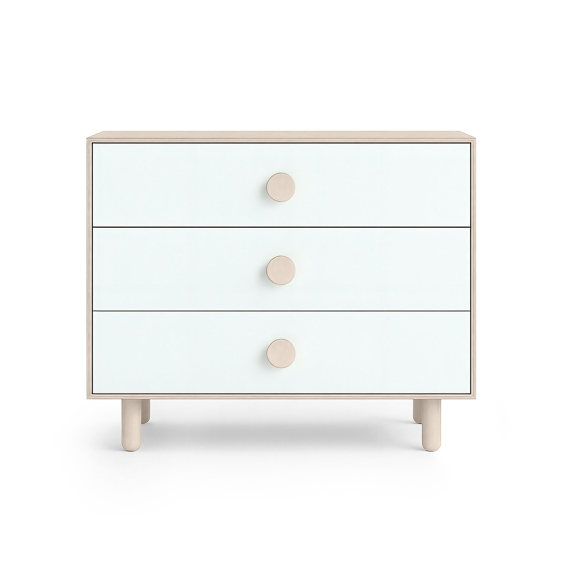 Beige 3 Drawer