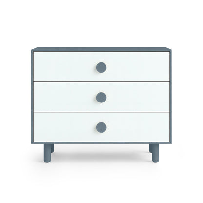Blue Grey 3 Drawer