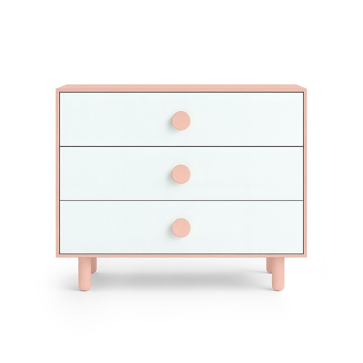 Guava Pink 3 Drawer