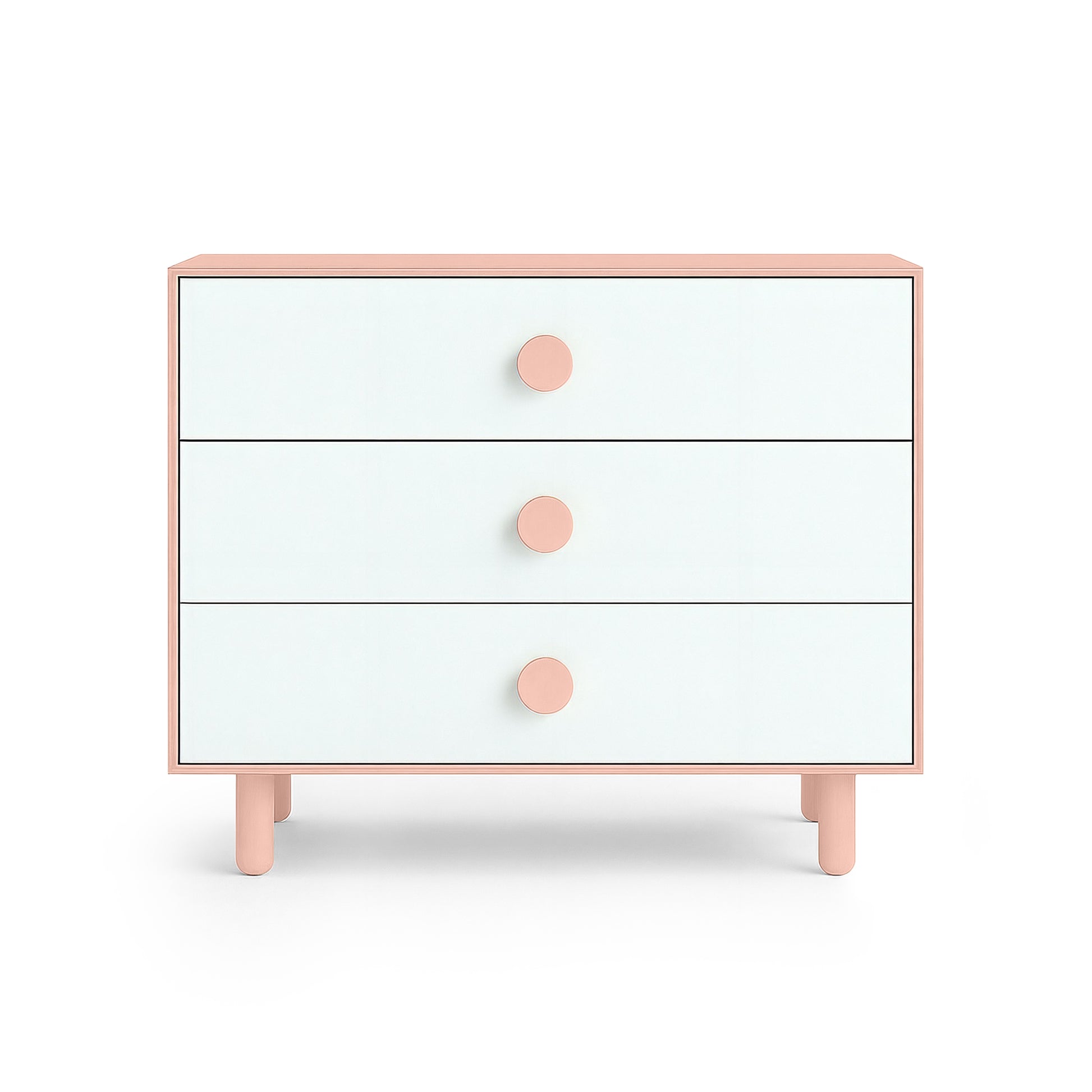 Guava Pink 3 Drawer