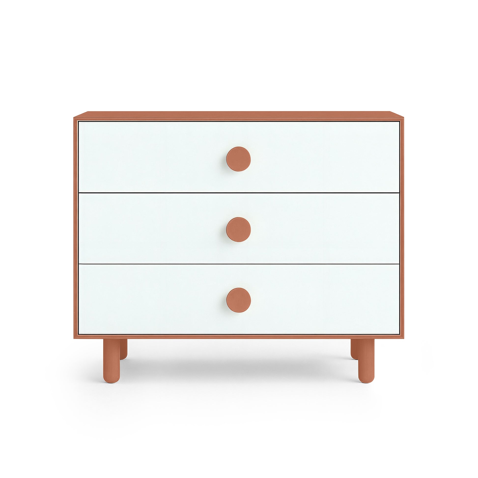 Muted Terracotta 3 Drawer
