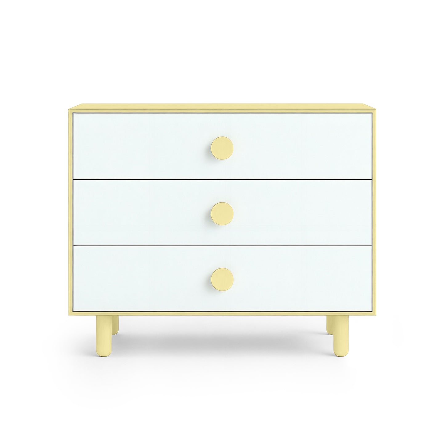 Pale Citron 3 Drawer