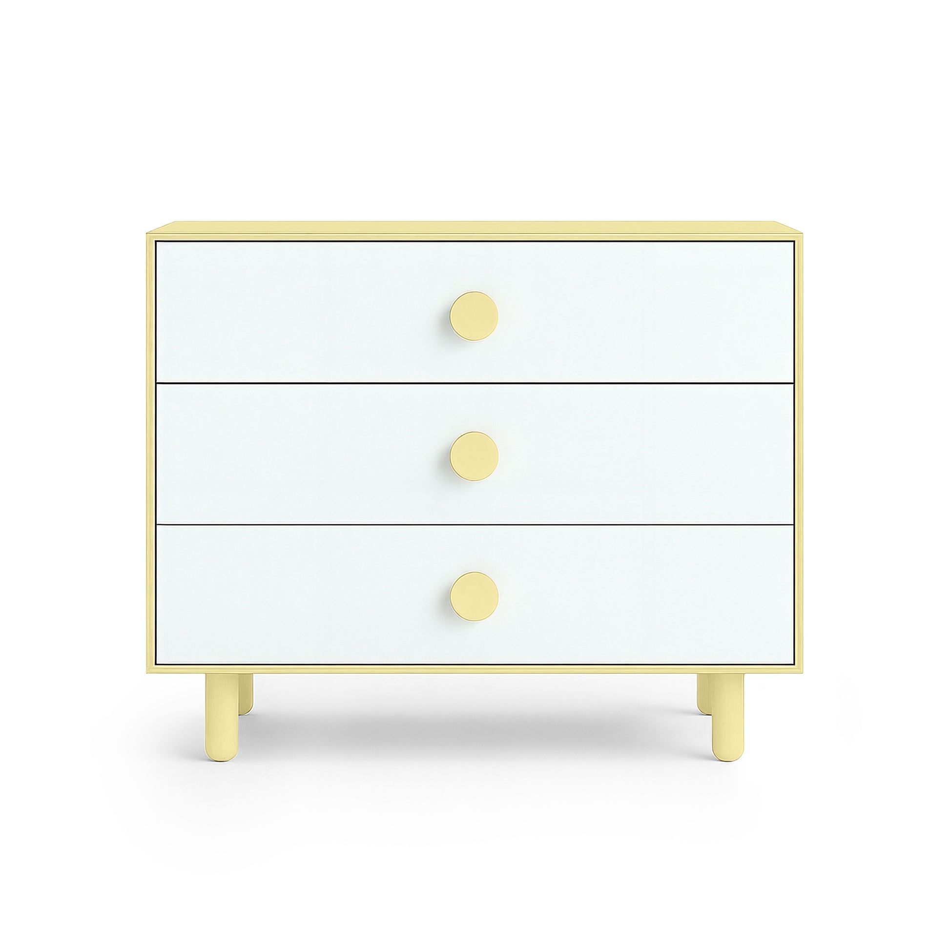 Pale Citron 3 Drawer