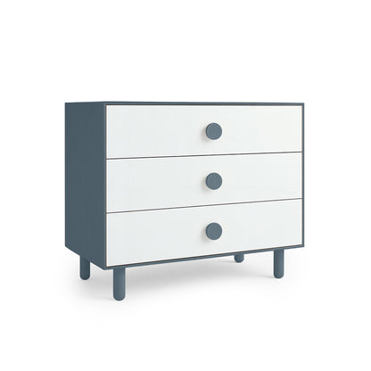 Blue Grey 3 Drawer