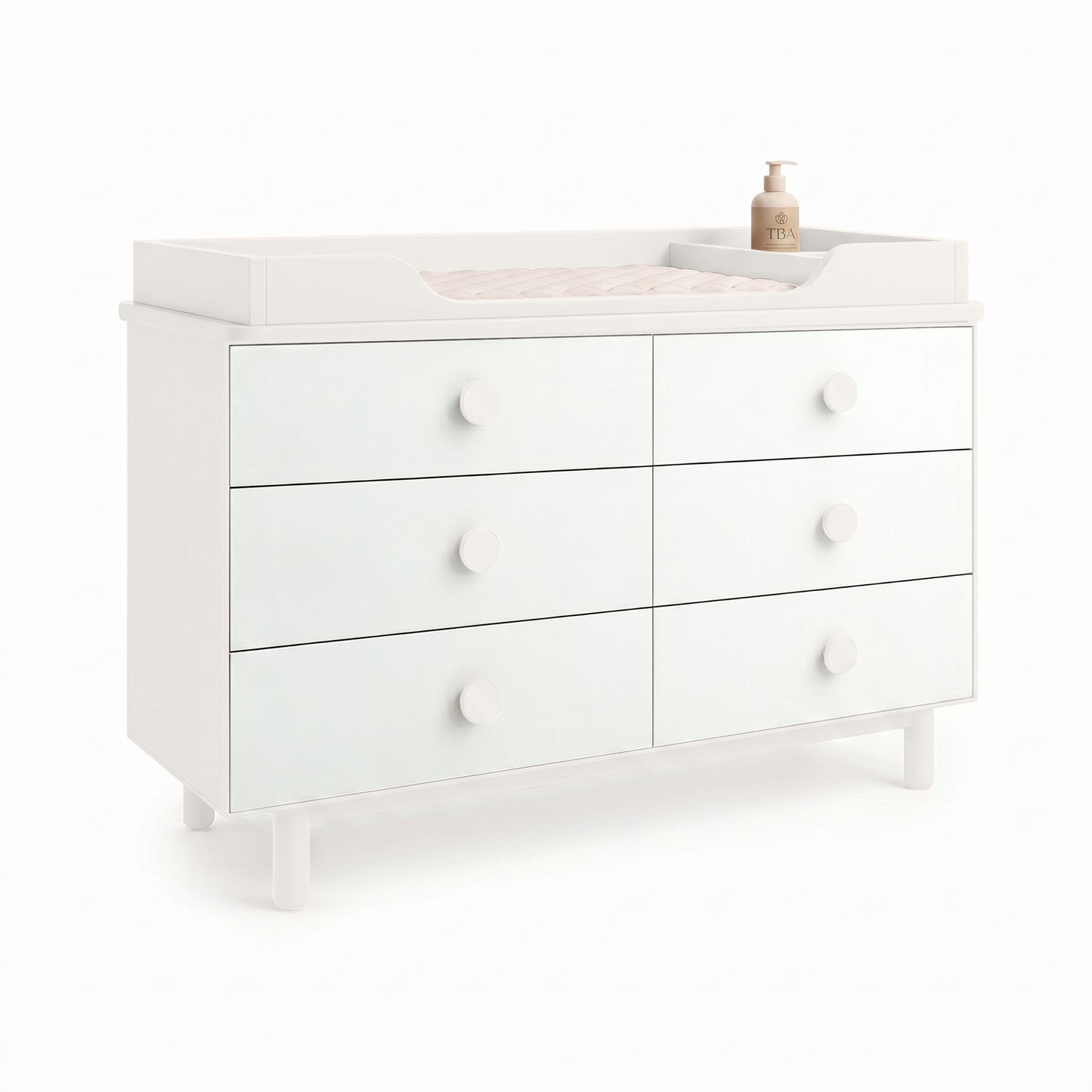 Cloud Grey 6 Drawer