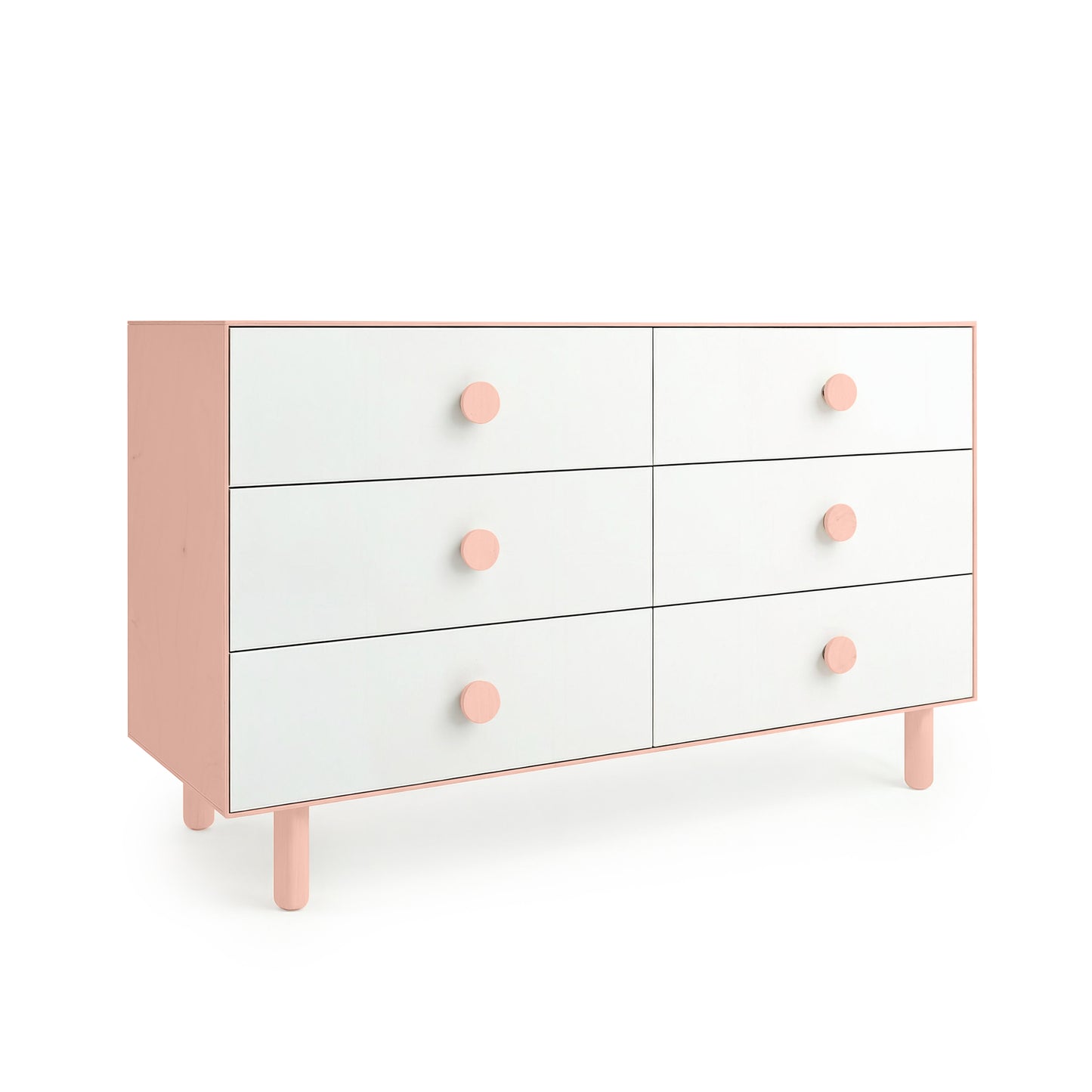 Guava Pink 6 Drawer