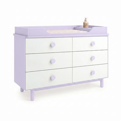 Lavender 6 Drawer