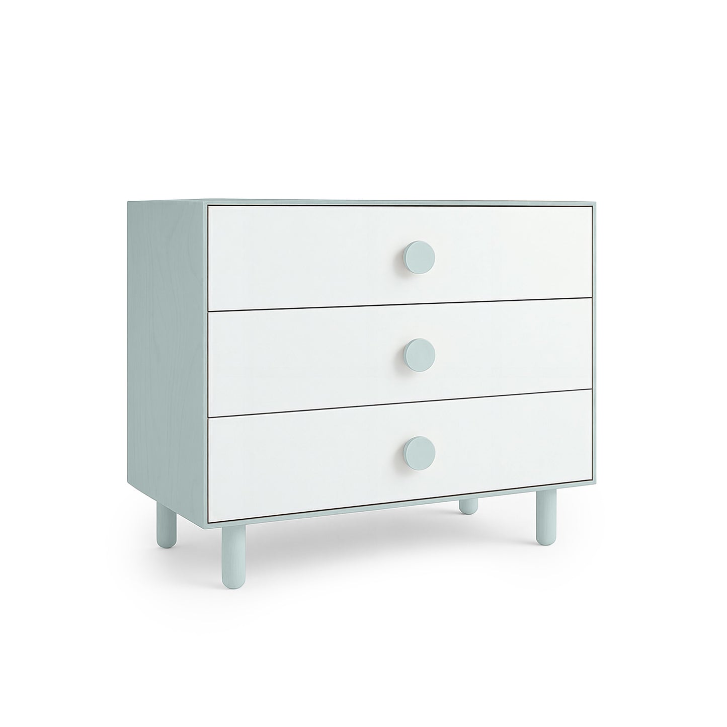 Mist Blue 3 Drawer