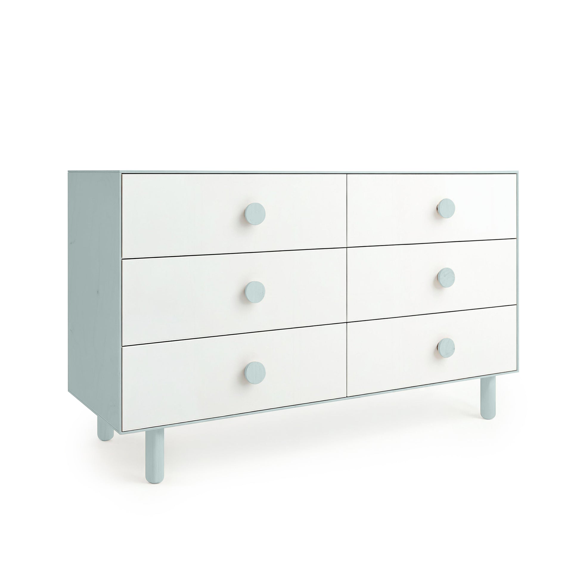 Mist Blue 6 Drawer