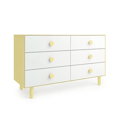 Pale Citron 6 Drawer
