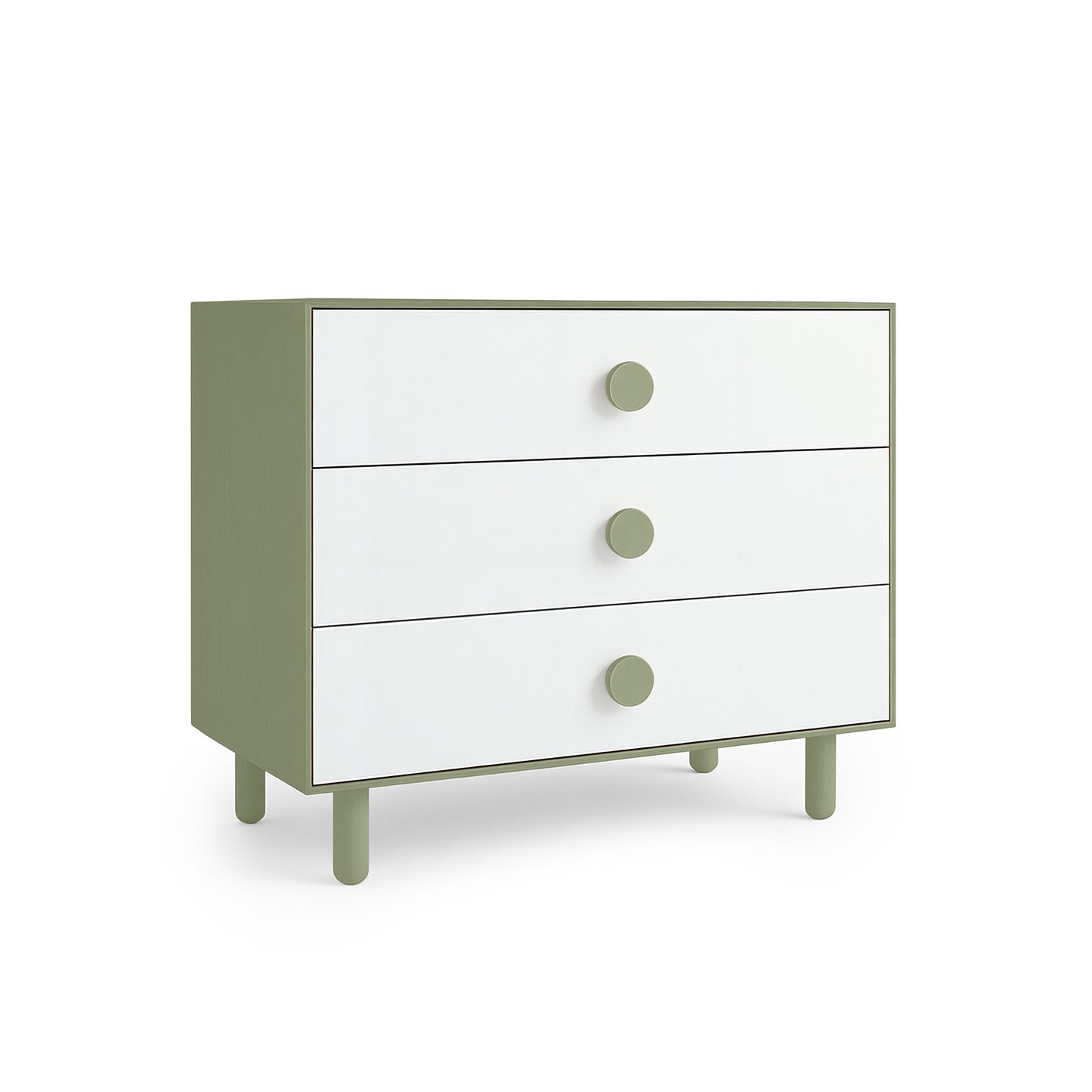 Sage Green 3 Drawer