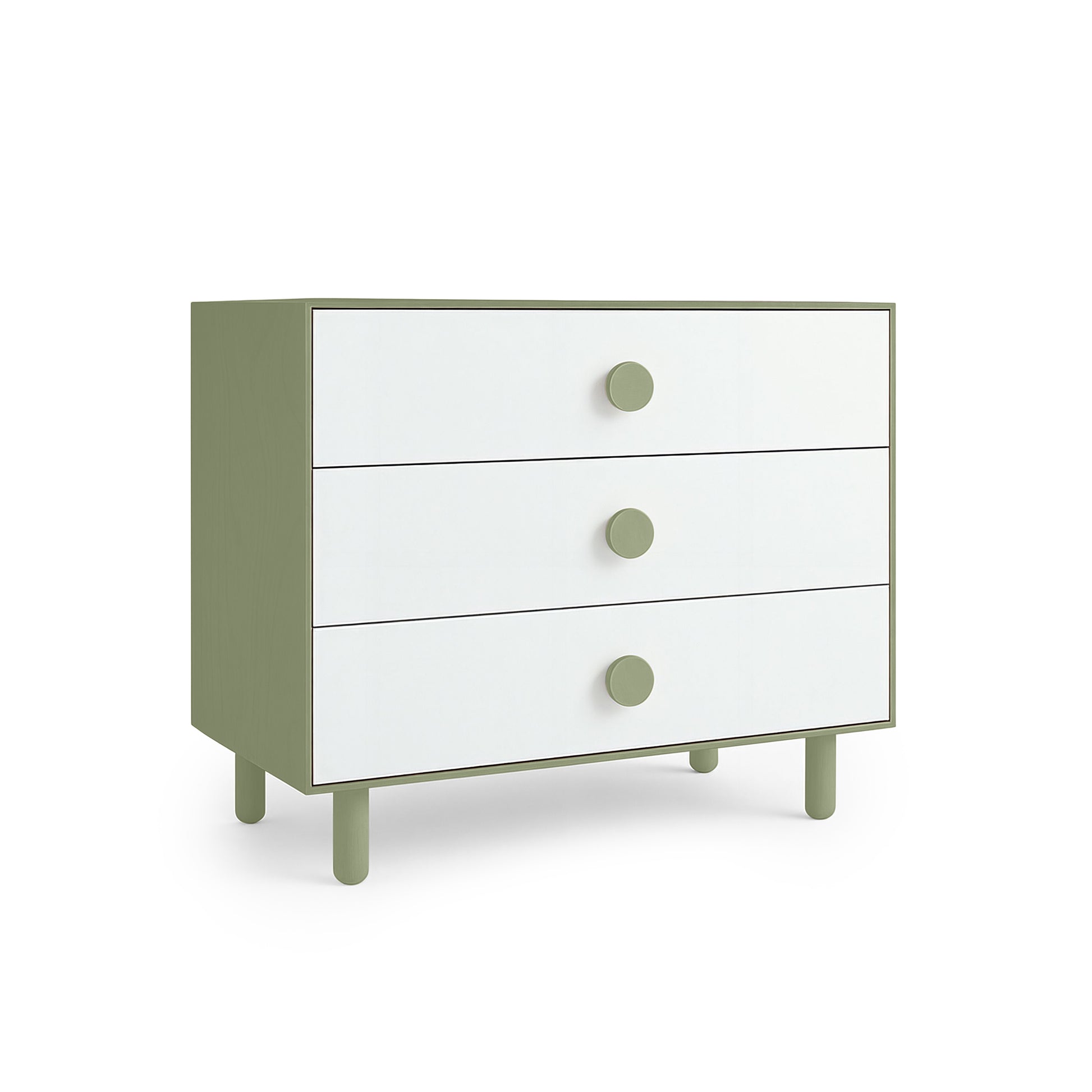 Sage Green 3 Drawer