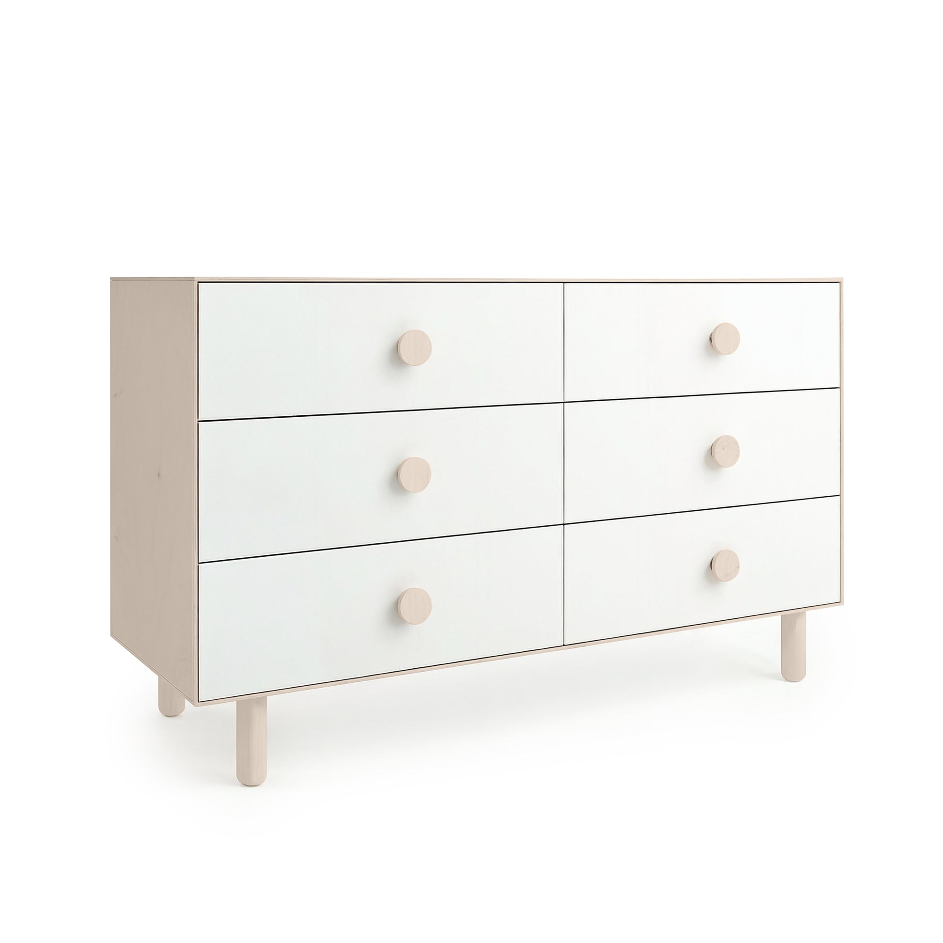 Beige 6 Drawer