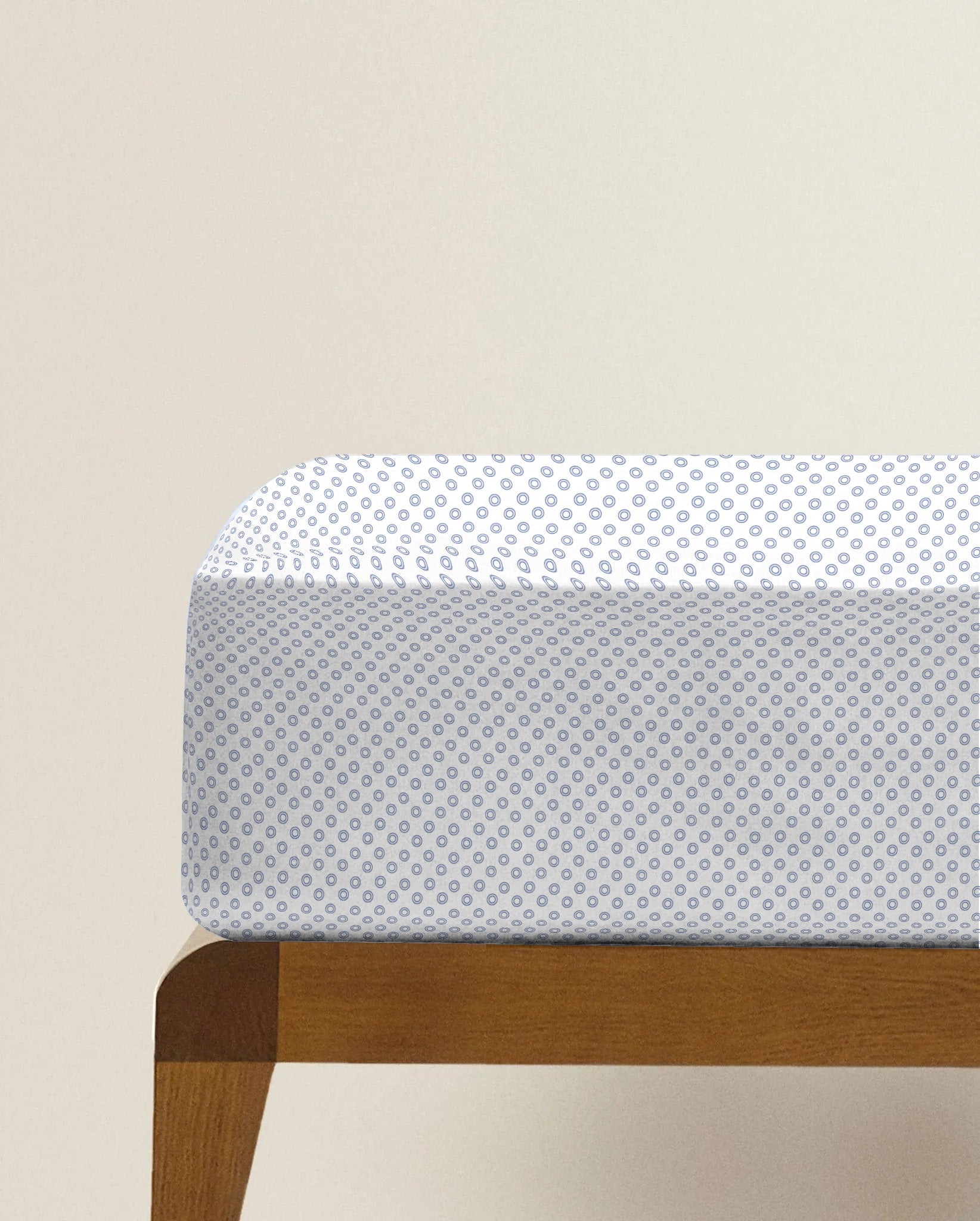 ‘Blue Orbit’ Organic Fitted Crib Sheet 2