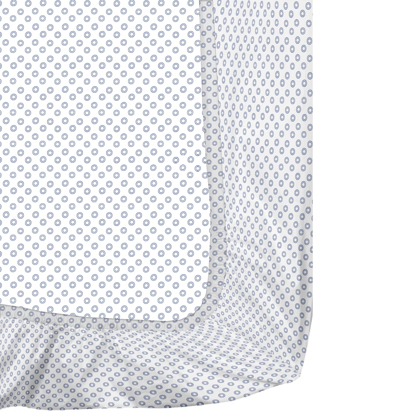 ‘Blue Orbit’ Organic Fitted Crib Sheet 3