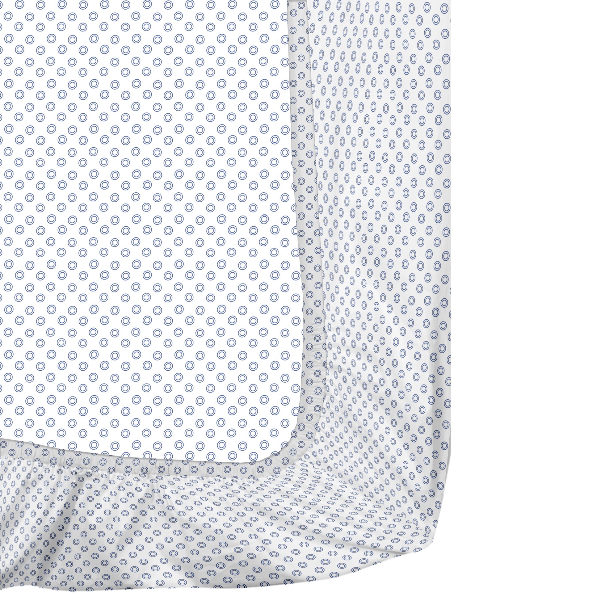 ‘Blue Orbit’ Organic Fitted Crib Sheet 3