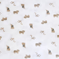 ‘Brown Monkey’ Organic Junior Blanket & Quilt - Last gallery image