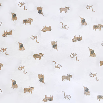 ‘Brown Monkey’ Organic Junior Blanket & Quilt