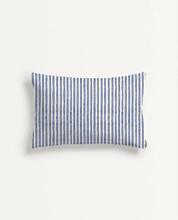 ‘Indigo Flow Organic Baby Pillow Cover 2